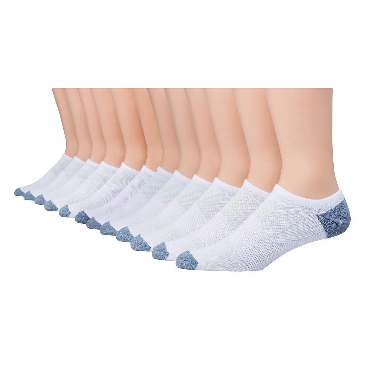Hanes X-temp Herrensocken, Leicht, Niedrig Geschnitten Und Ohne Show, 12er-pack Calcetín casual Hombre (Pack de 12)