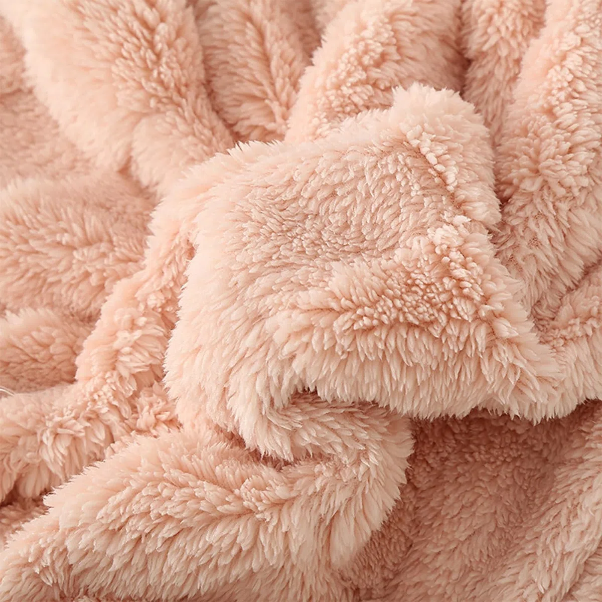 Generisch Pijama de franela para mujer, conjuntos de pijama de felpa mullido, cuello redondo, jersey de manga larga, ropa de salón, holgada, acogedora, juego de invierno, ropa de dormir térmica de dos