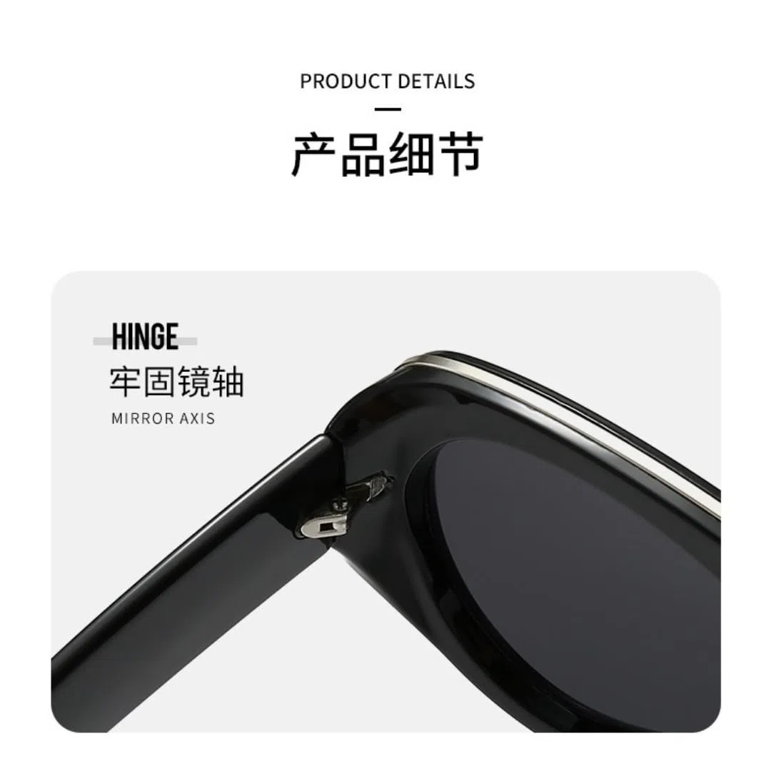 Gafas de sol de moda para mujer, lujo, estilo vintage punk.
