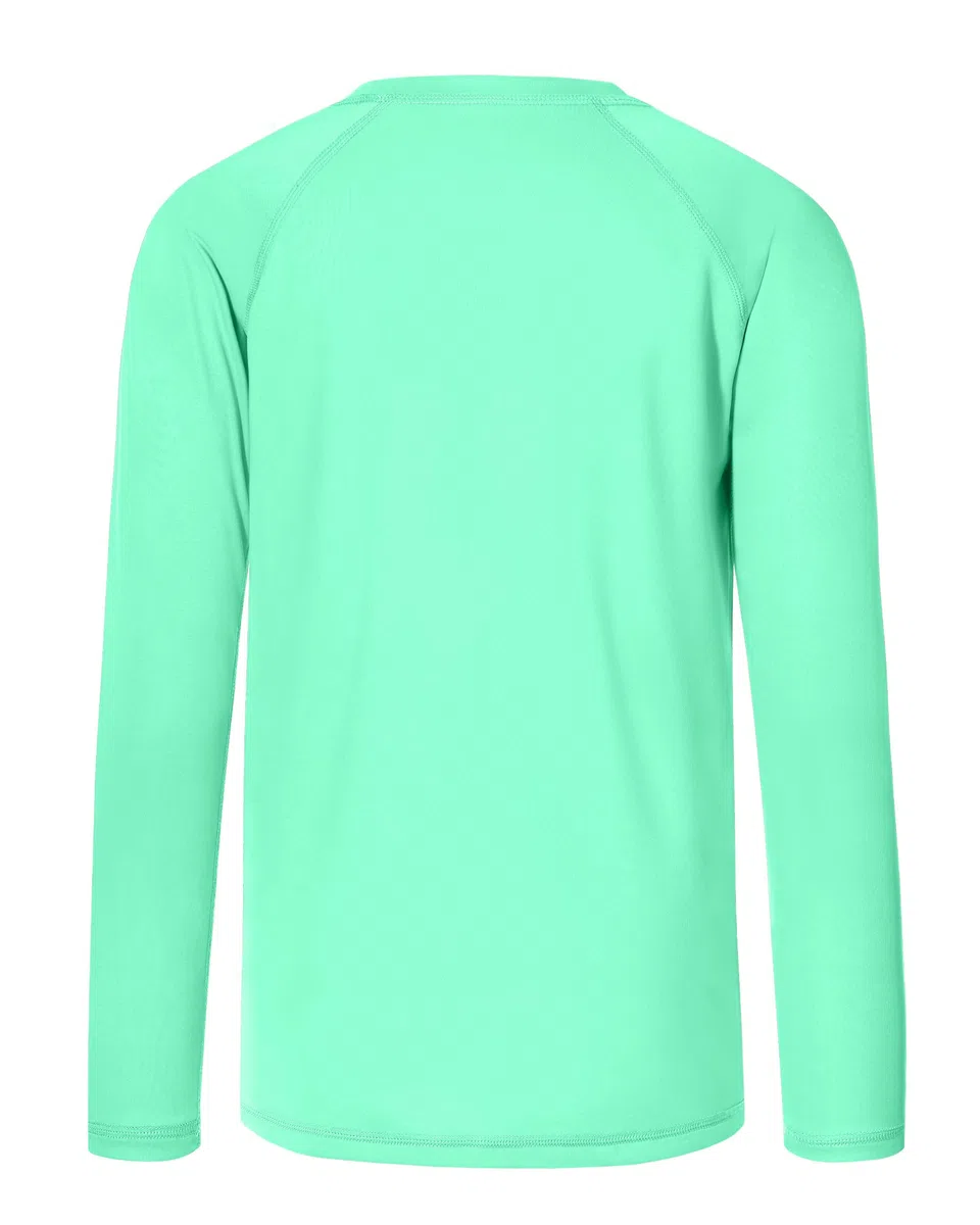 Camiseta de natación de manga larga UPF 50+ para niños, paquete de 1 o 2 unidades de protección solar UV, camisetas de agua SPF para niños y jóvenes para playa y surf