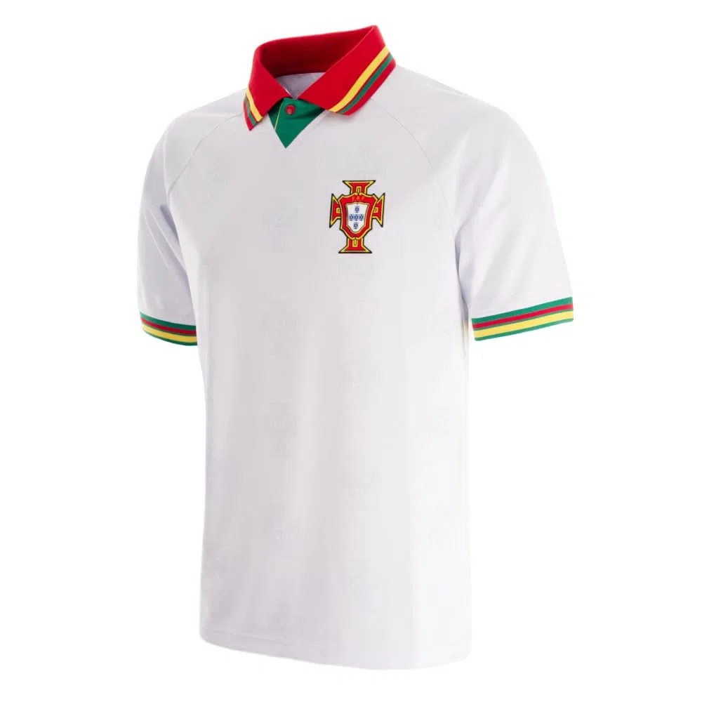 Copa - Portugal 1995 - Camiseta de Fútbol Retro Visitante - Hombre - Blanca