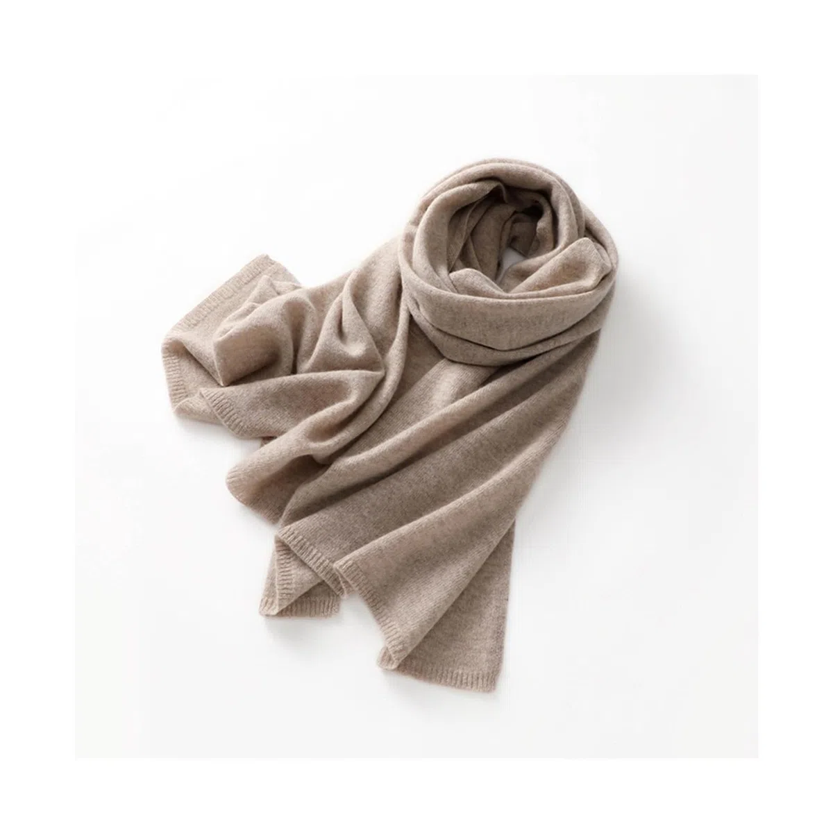Bufanda para mujeres y hombres, color sólido, cálido, de punto, ligero, calentador de cuello