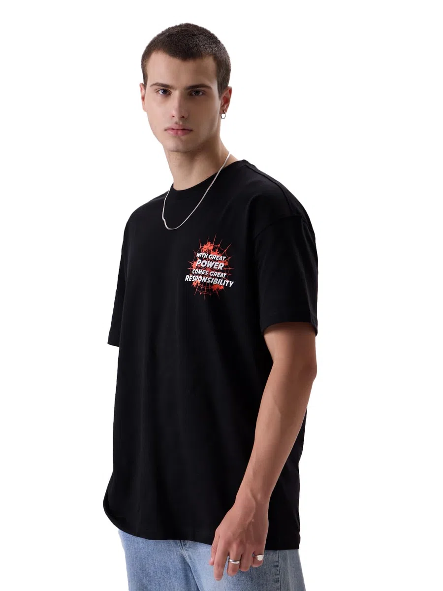 The Souled Store Spider-Man Across The Spider-Verse - Camiseta para hombre (paquete de 1)