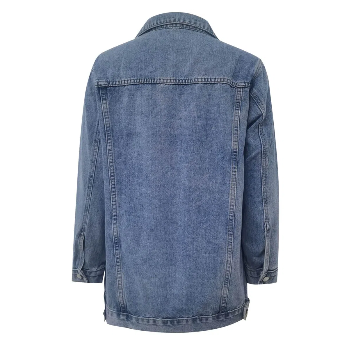 Genérico Cazadoras Vaqueras Mujer - Chaqueta Vaquera con Capucha Estilo Informal Estilo Urbano para Uso Diario CóModa Y VersáTil