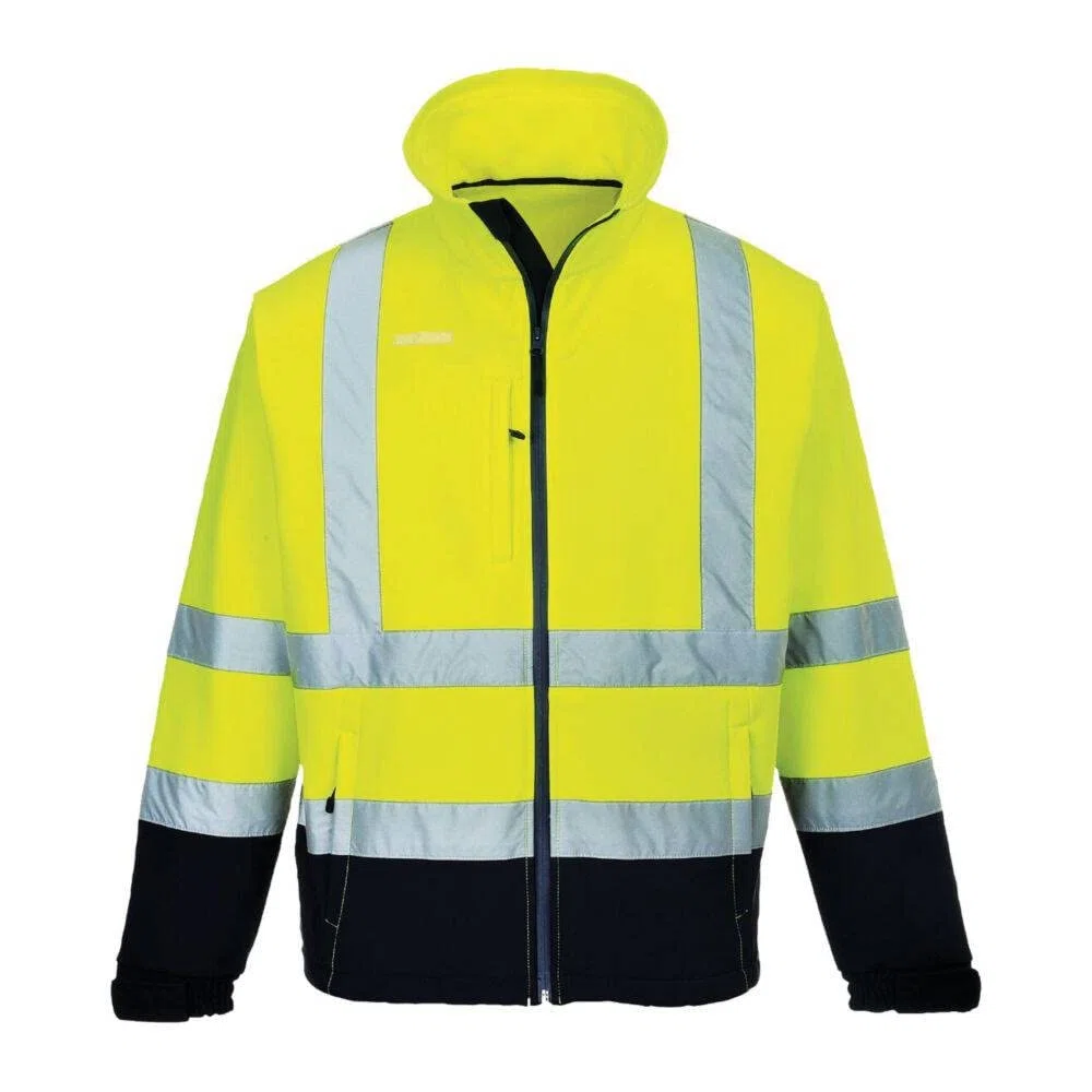 Portwest S425 Chaqueta softshell Forro Polar Resistente Al Agua Reflectante