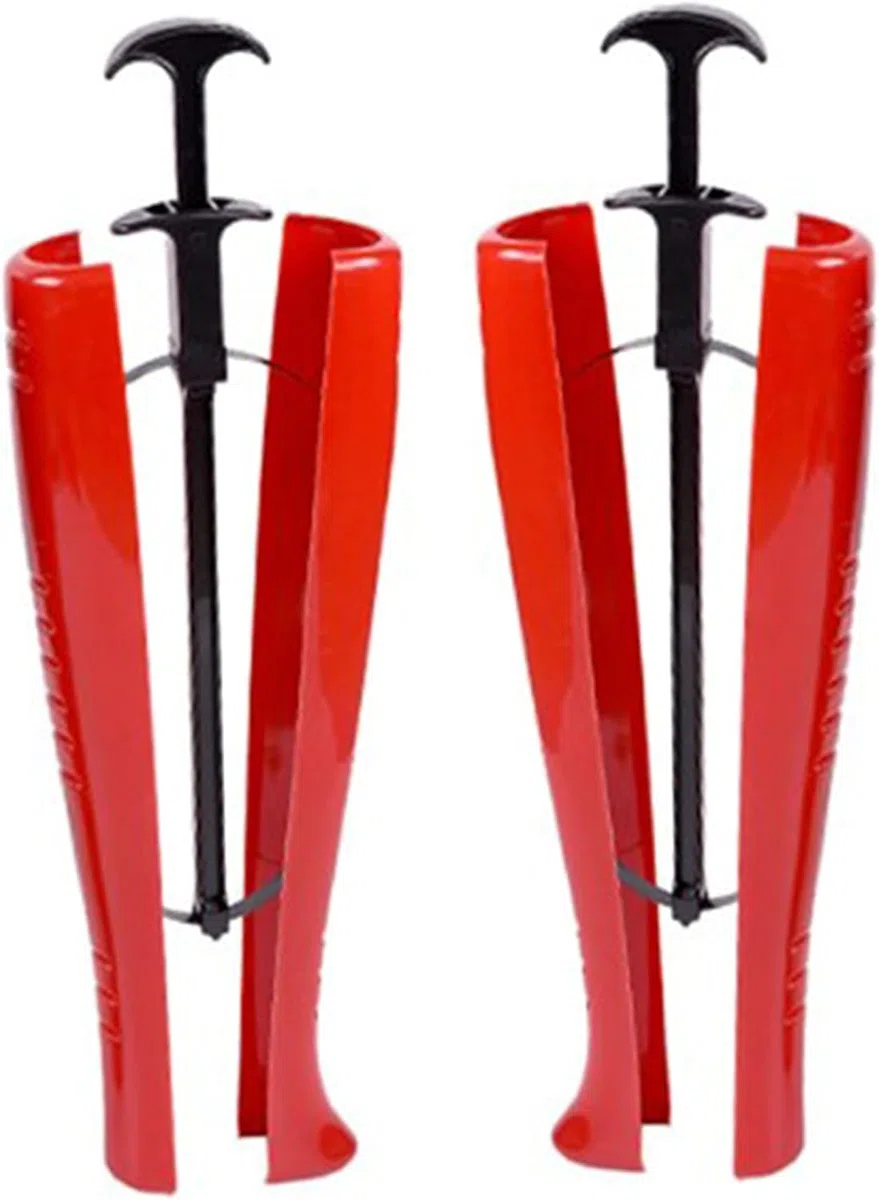 Horma para Botas Altas Y Vaqueras, 18 X 7 X 5 Pulgadas, con Mango Ajustable Y Lámina De Acero Elástico, Moldeadoras De Botas para Botas De Caña Alta.