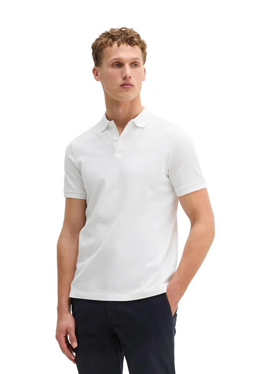 Marc OߴPolo Men's Shaped Fit Short Sleeve Polo Shirt with Stretch