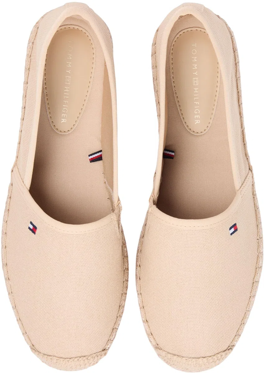Tommy Hilfiger Alpargatas Mujer Essential Flag Canvas con Logotipo