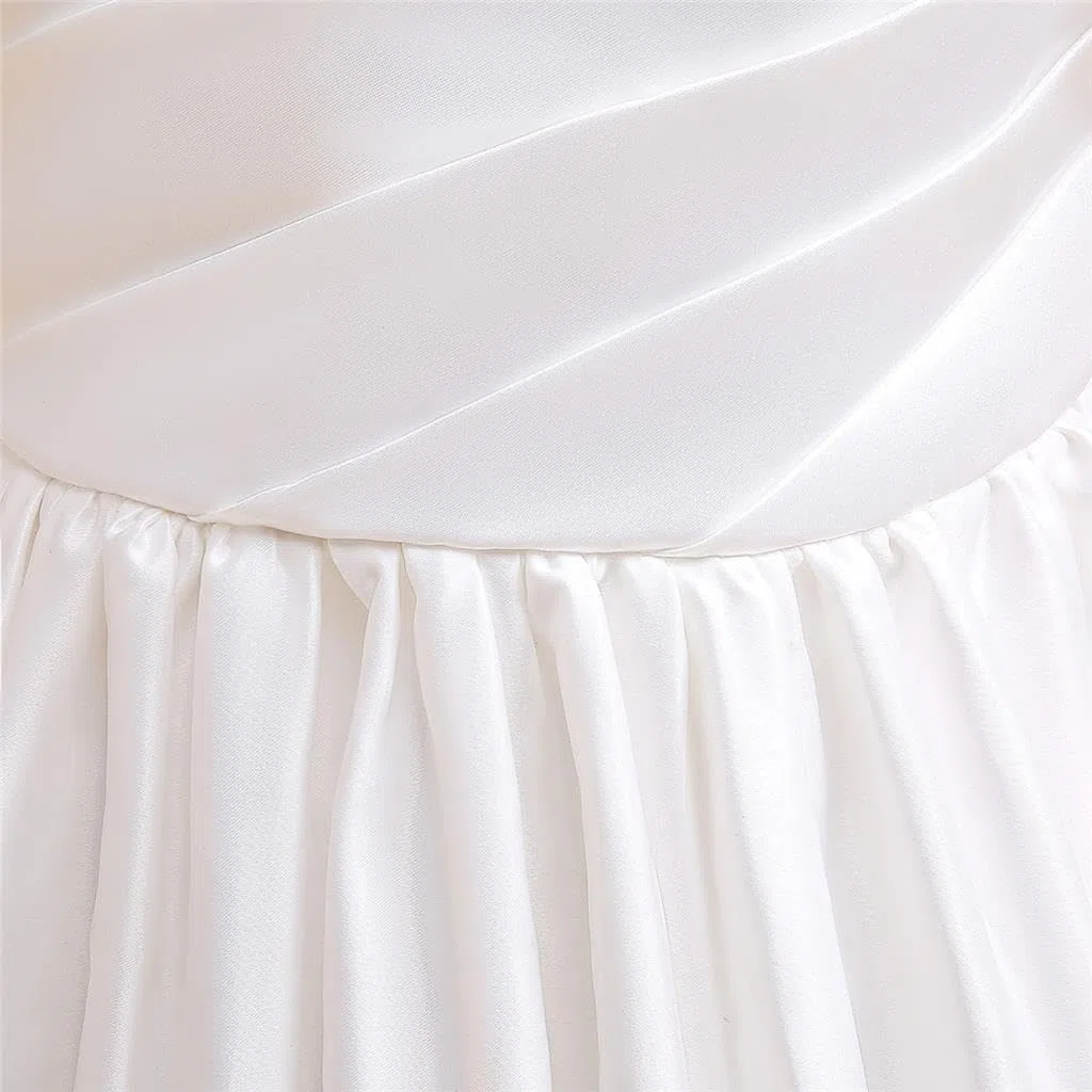 Lito Angels Vestido Largo de Fiesta para Niñas, 5-12 Años | Mangas abullonadas, Corpiño plisado, Falda larga en capas, Boda, Cumpleaños, Comunión