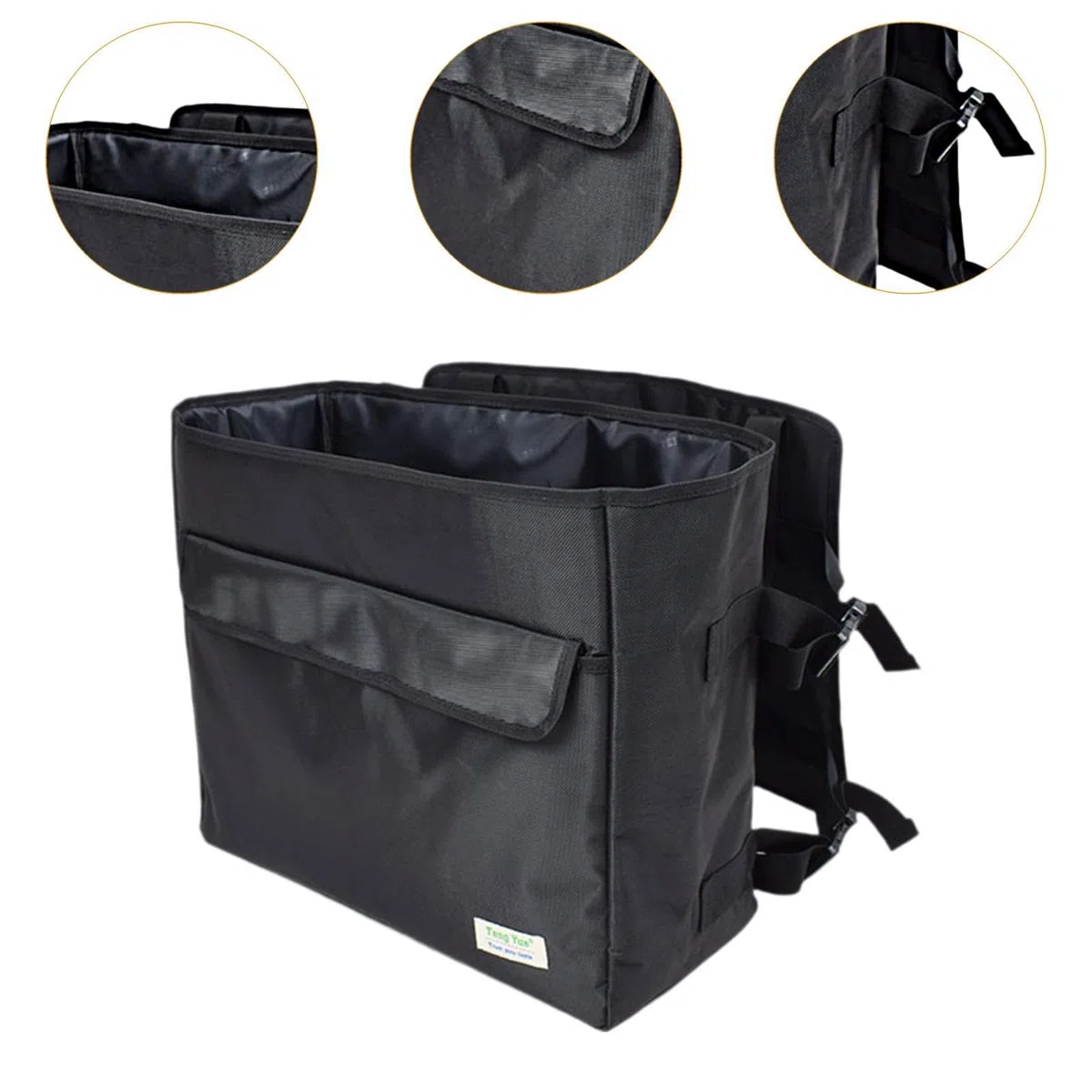 Yajuyi Organizador de Maletas Bolsa Organizador de Viaje Portátil Arnés Ajustable Compartimiento Grande Bolsillo Frontal Impermeable para Familias