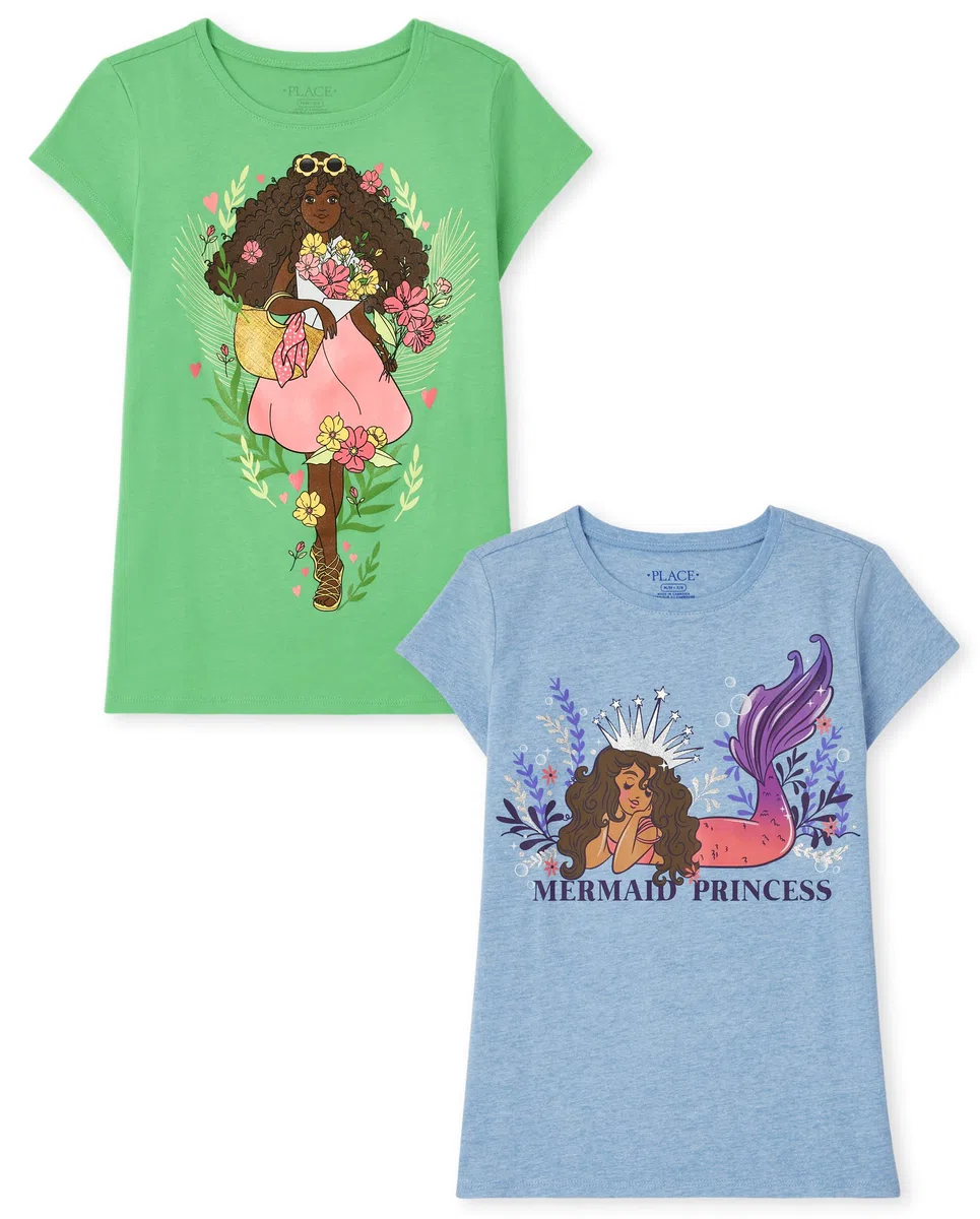 The Children's Place Camiseta (Pack de 2) para Niñas