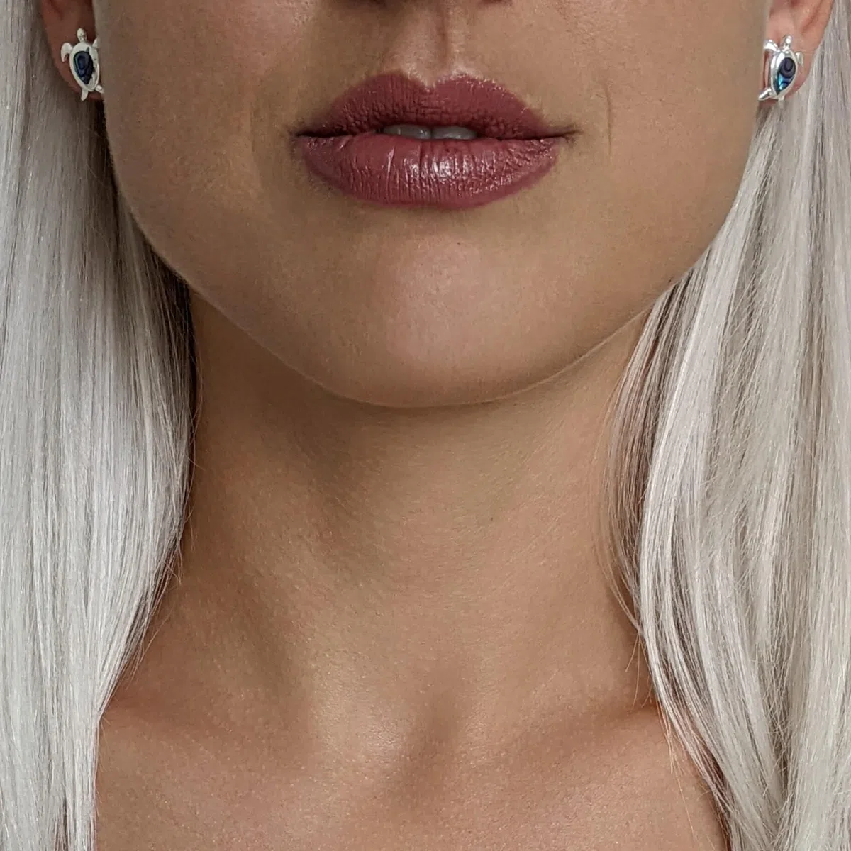 81stgeneration Pendientes Tortuga Plata de Ley | Pendientes Concha Abulón Fiesta Orejas | Aretes de Plata 925 Estilo Playa para Mujer | Joyas Vida Marina | Regalos Piedras Preciosas Adolescentes