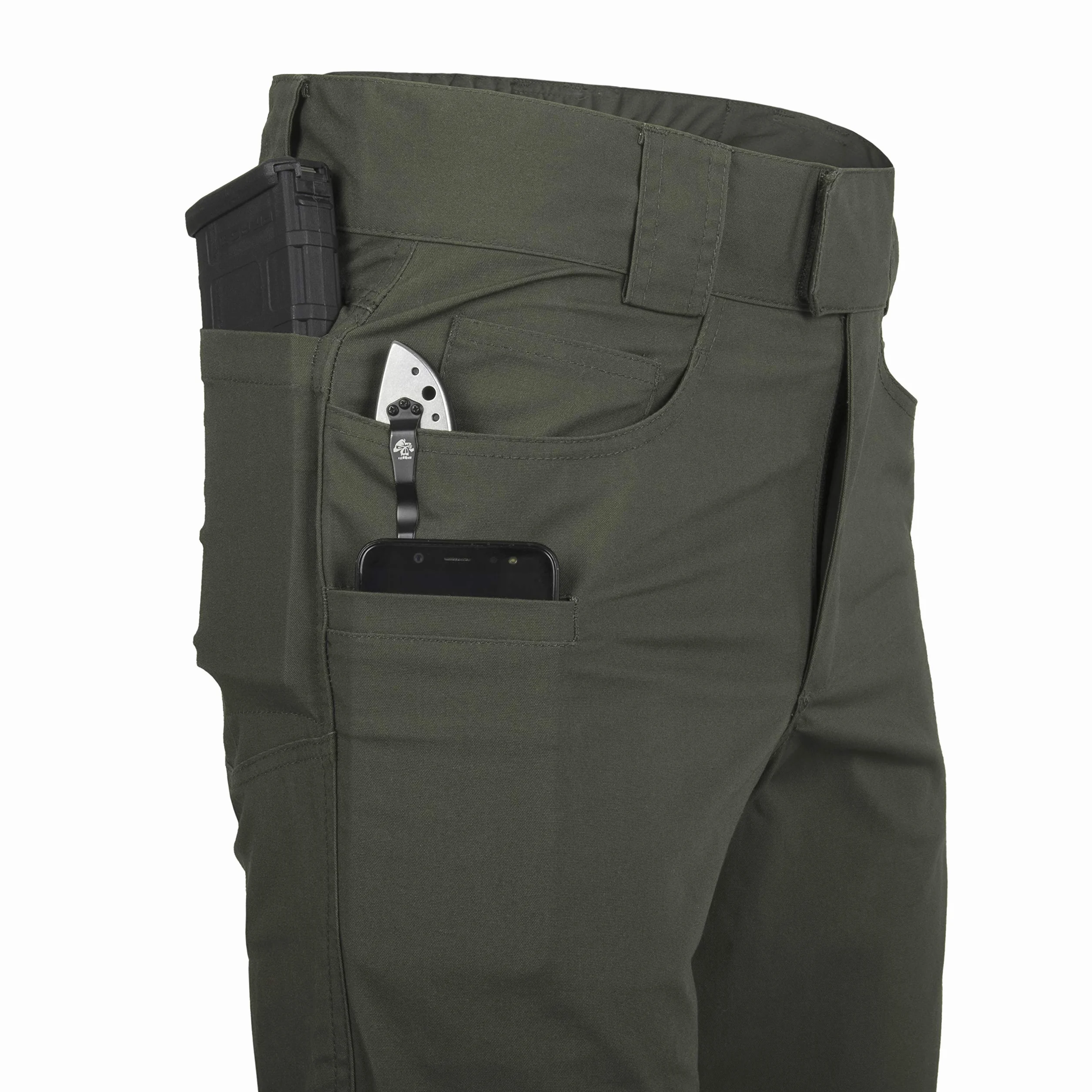 Helikon-Tex - Pantalón táctico Greyman para hombre, antidesgarro, ligero, de exterior, para actividad física, senderismo, trabajo.