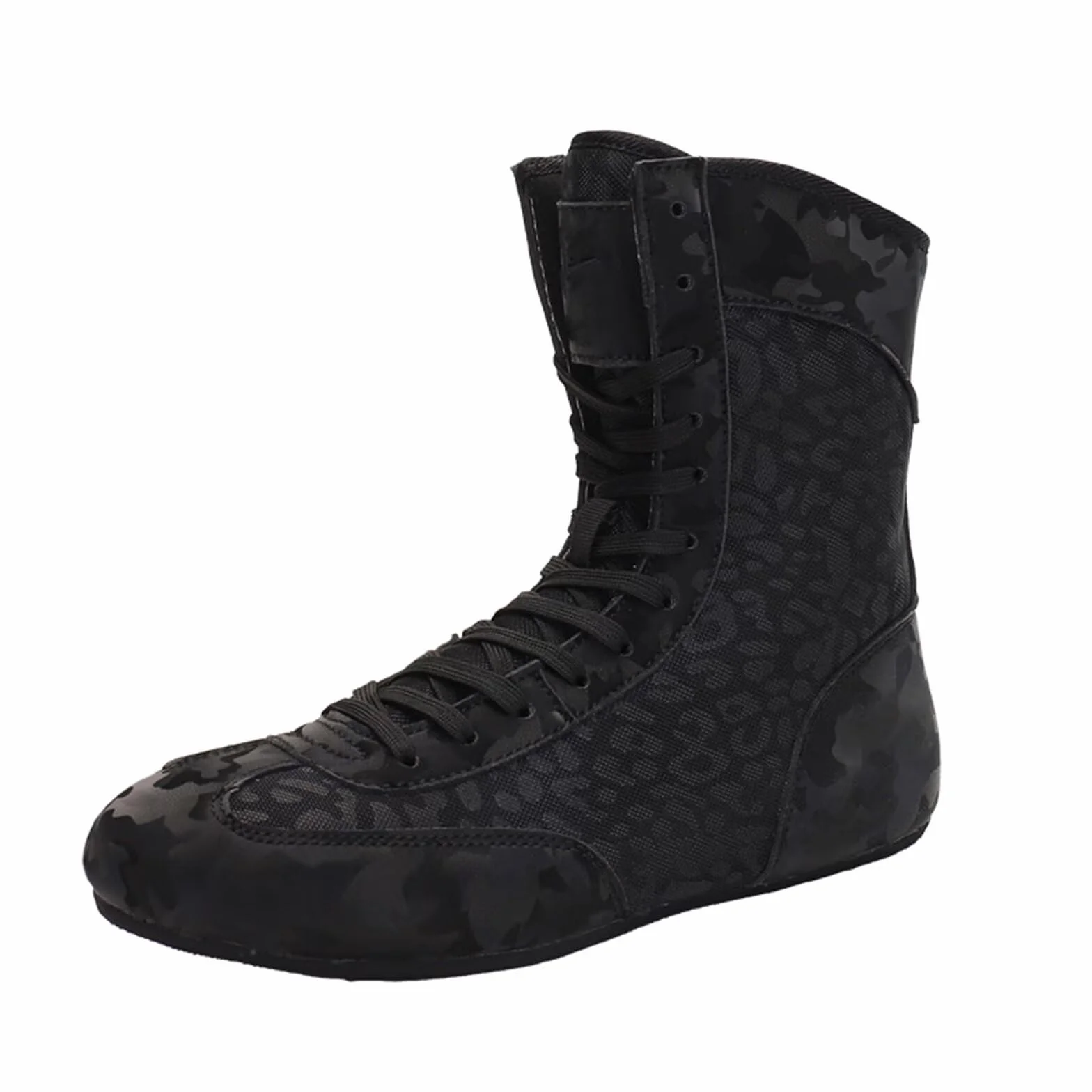 Zapatos de Lucha y Boxeo para niños - Zapatillas de Fitness para jóvenes, Zapatillas Altas Antideslizantes Culturismo, Kickboxing para Exteriores para Mujeres y Hombres