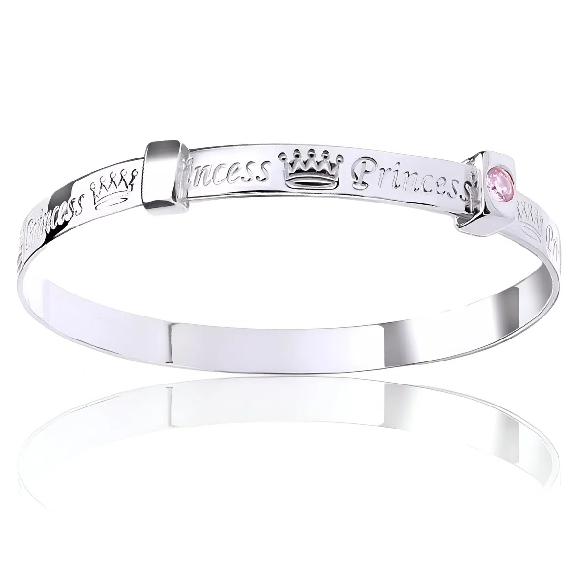 HSFJGSF Mensaje Inspirador Guión Sentimiento Rima Infantil Pulsera Brazalete Expandible/Extensible/Ajustable para Bebé/Niño/Niños/Mujeres - Plata de Ley 925 - Joyería para Bebés/Niños
