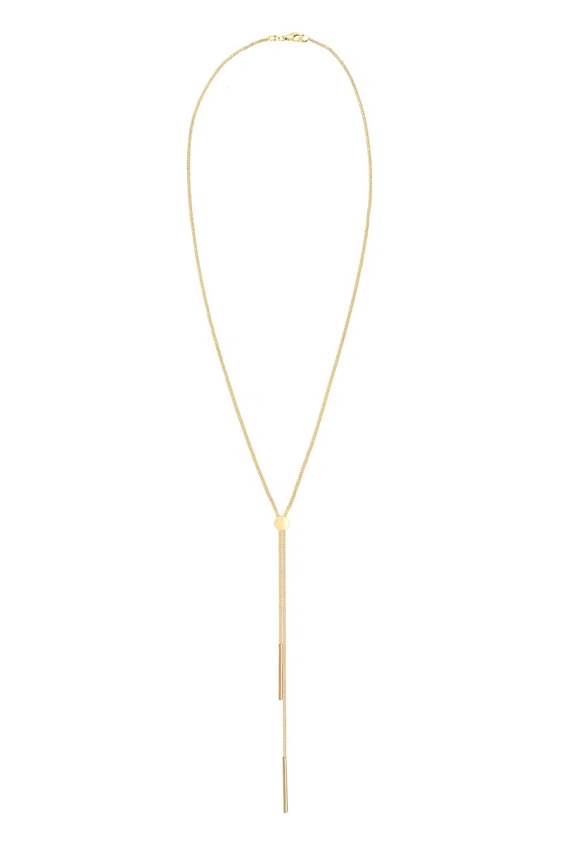 Elli Collares Mujeres Cadena en Y Geo Barra Básico Tendencia Blogger en Plata de Ley 925