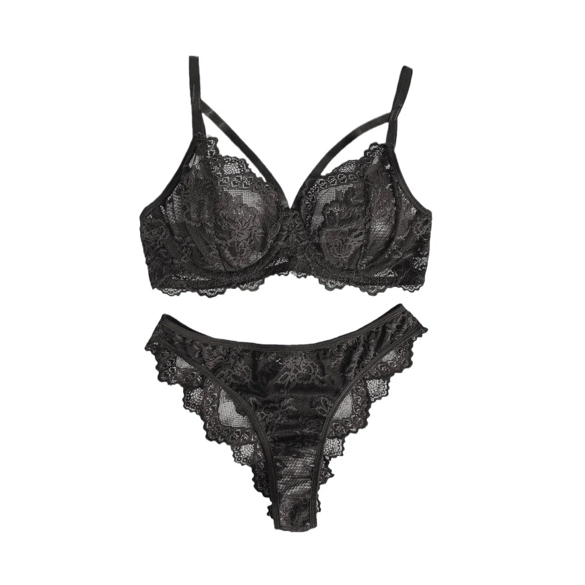Lencería y ropa interior para mujer, bragas de encaje con aros