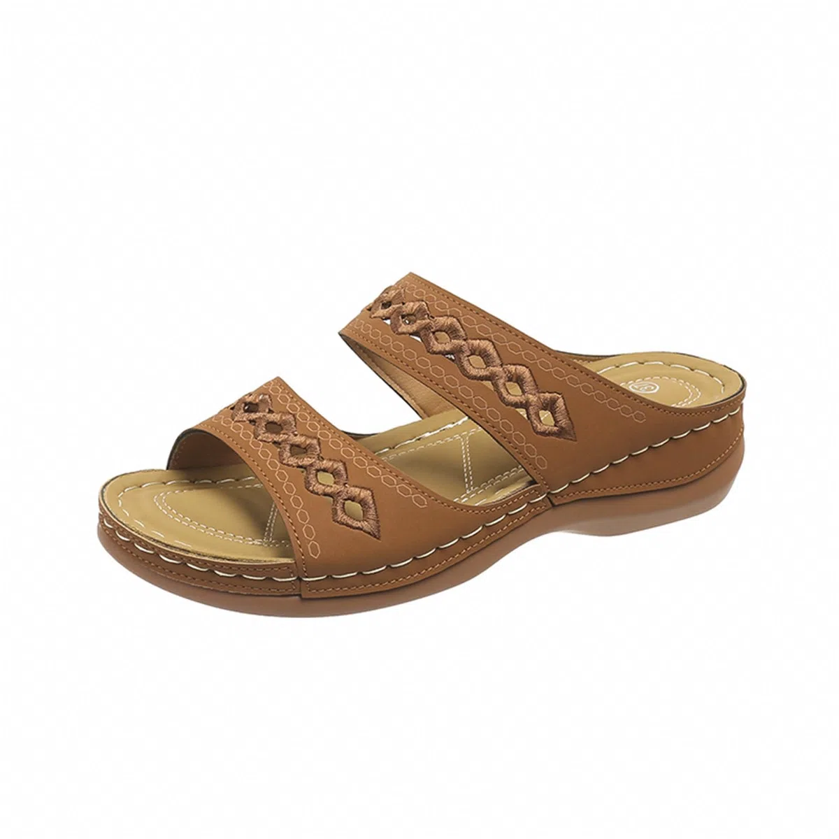 Sandalias de mujer Schiava bajas - Zapatillas de verano perforadas a la