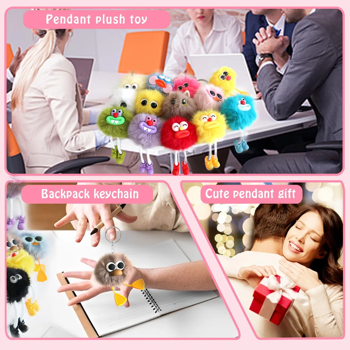 APZ 30 llaveros kawaii lindos para bolsas de regalo de cumpleaños, operación a granel, artículos de Navidad, premios de clase