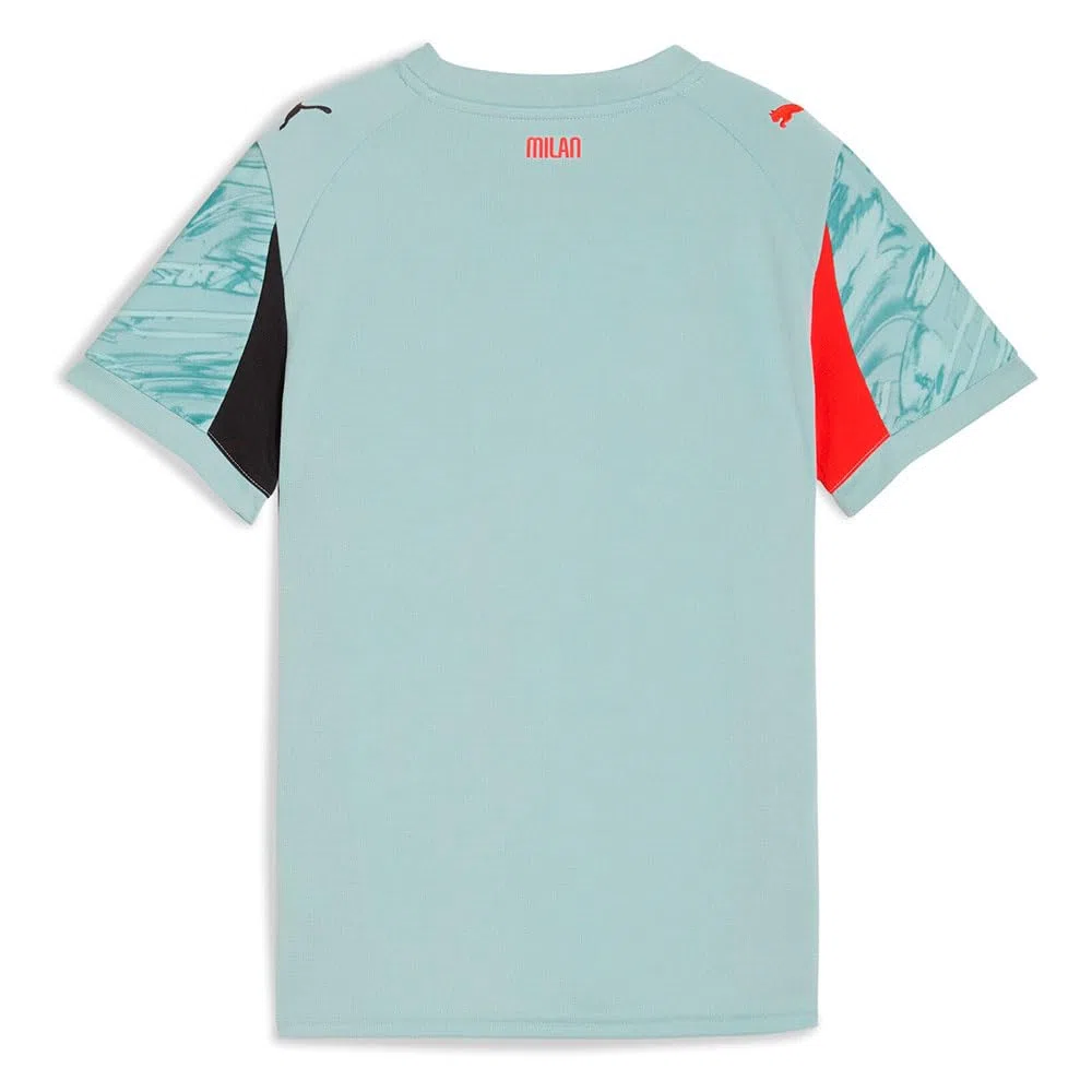 PUMA AC Milan 25/26 Replica Goalkeeper Junior Short Sleeve T-Shirt 5-6 Years