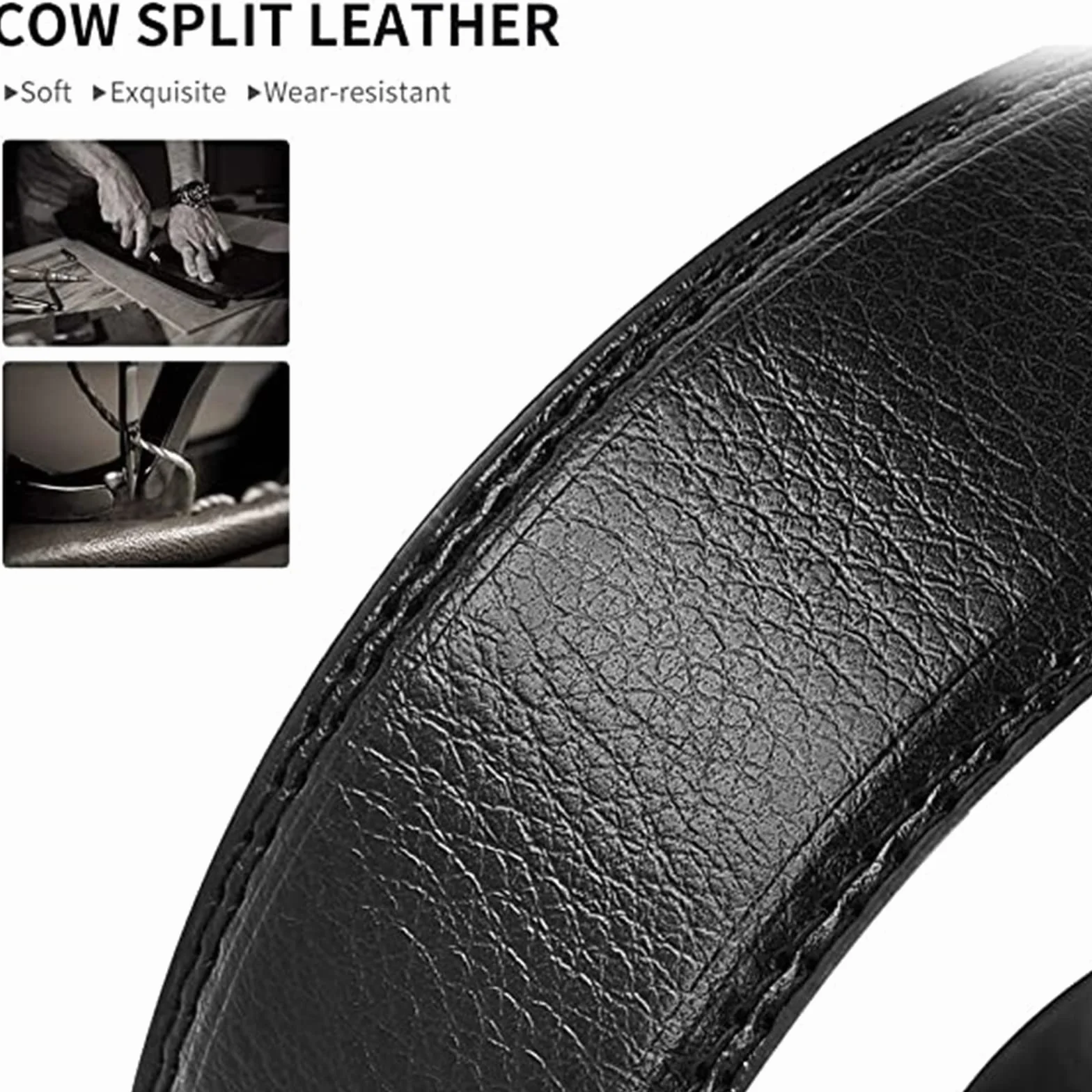 Cinturón, Cinturones de cuero for hombre con trinquete y hebilla deslizante automática diseño escorpión, ajuste perfecto