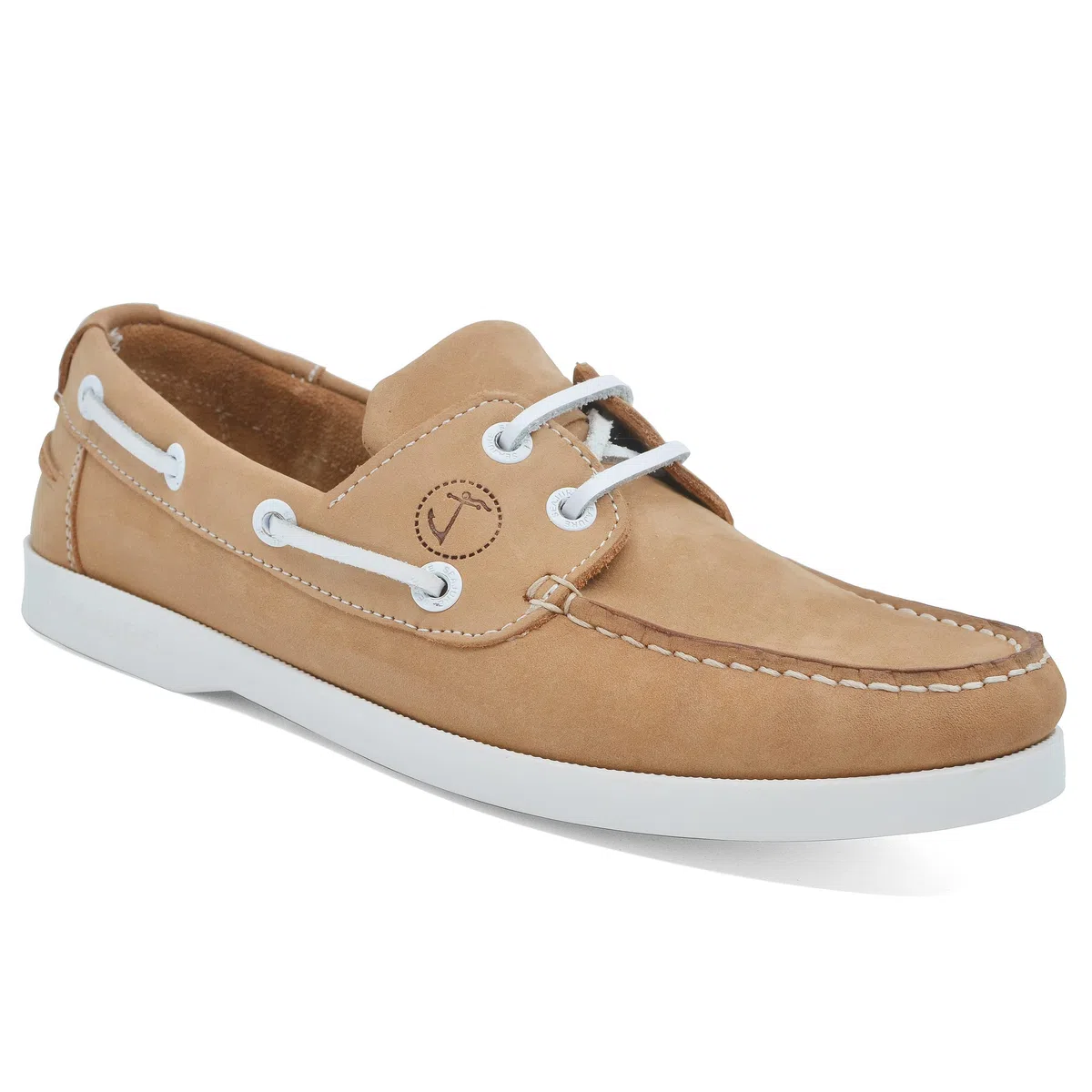 Seajure Zapatos Náuticos de Mujer Noordhoek Cuero Nubuck Camel