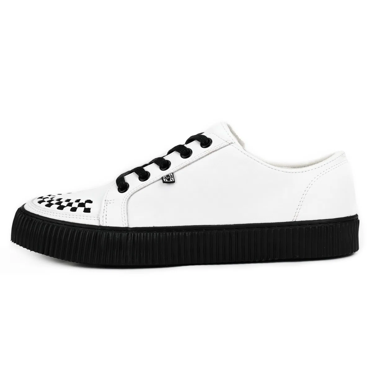 T.U.K. Ribbed Sole Sneaker - Zapatillas de Moda para Hombres y Mujeres - Estilo Skate, Punk, Rock y Gótico en Piel, Ante y Lona