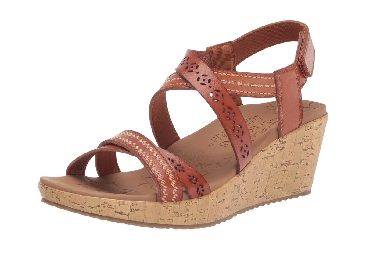 Skechers Beverlee - Brillo Delicado Sandalias con cuñaMujer