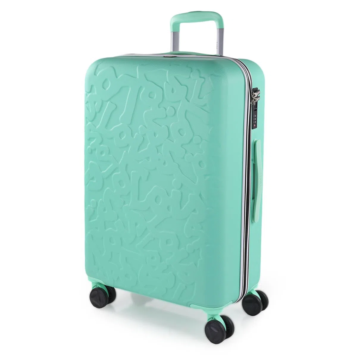 Lois - Maletas De Viaje rígidas Trolley con Candado de Combinación y 4 Doble Rueda 360° Set Maleta De Viaje Ligeras y Resistentes Extensible