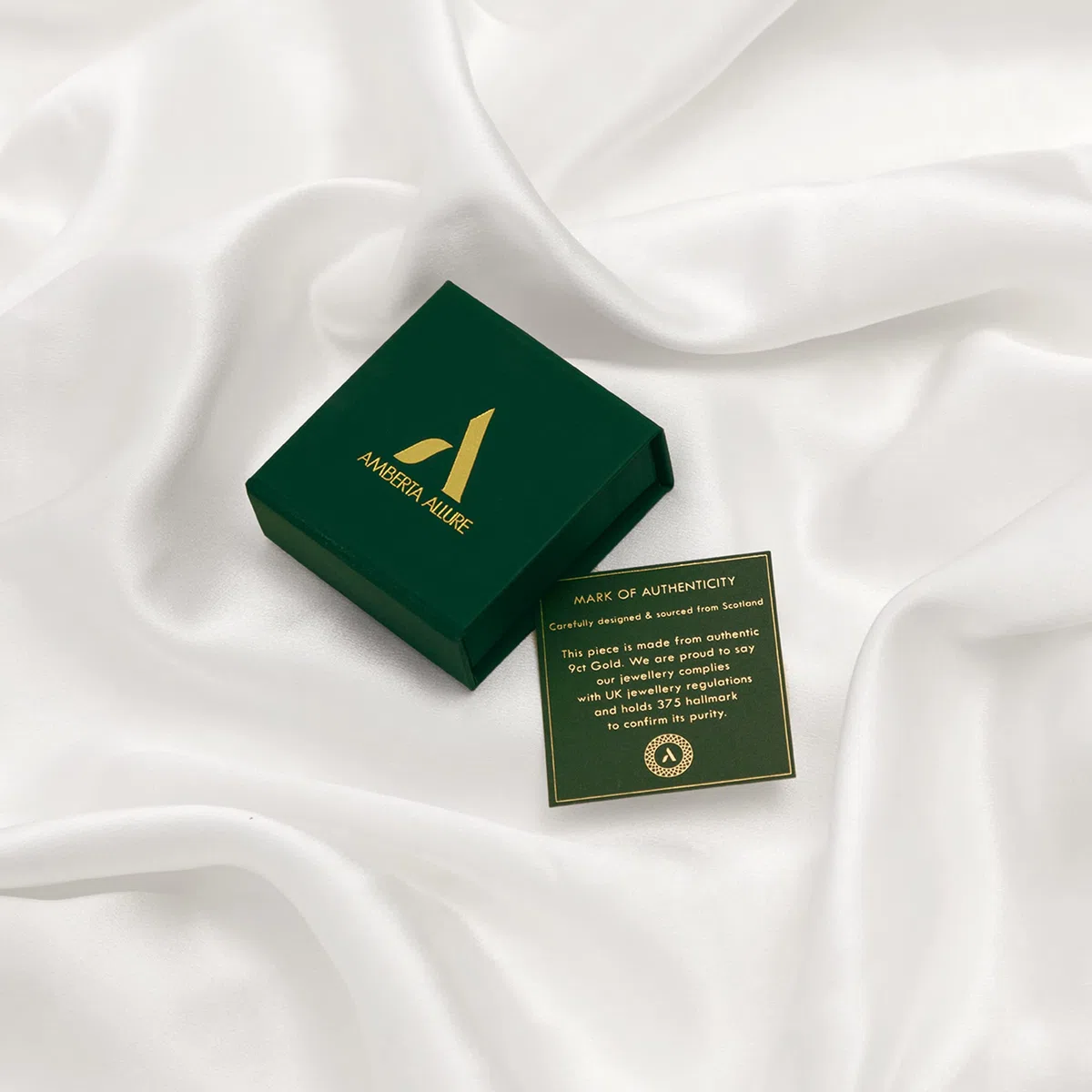 Allure Pendientes de Aro Retorcidos para Mujer en Oro de 9 Quilates