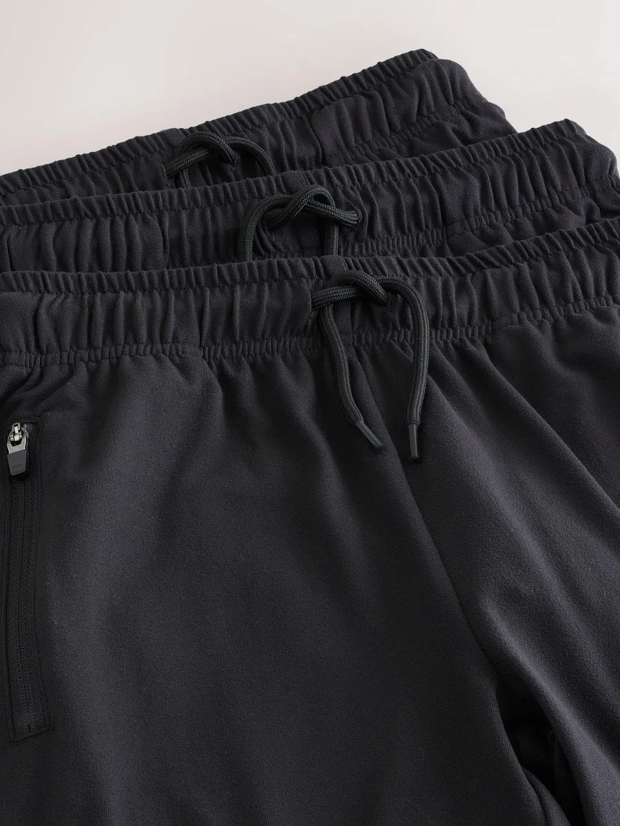 NEXT Niños Pack de 3 Pantalones Cortos de Deporte Ligeros