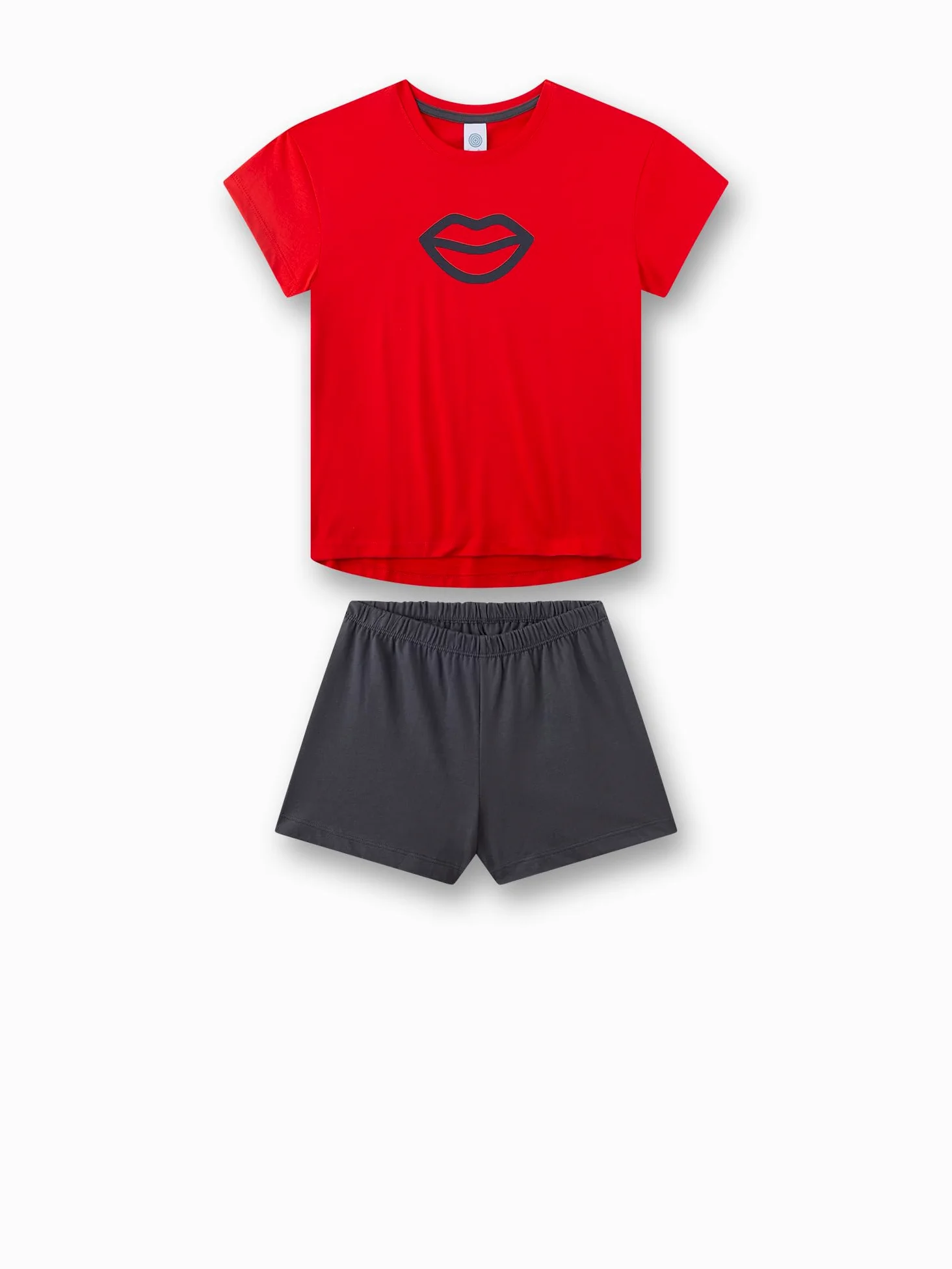 Sanetta 246203 Juego de Pijama, Rojo, 152 cm para Niñas