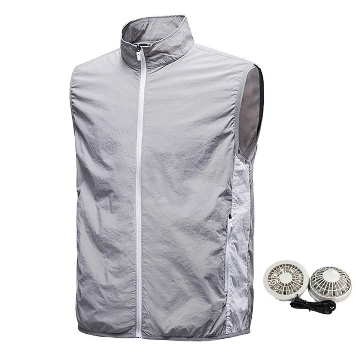 Letuwj Chaleco de protección solar para verano, traje de ventilador, ropa de trabajo