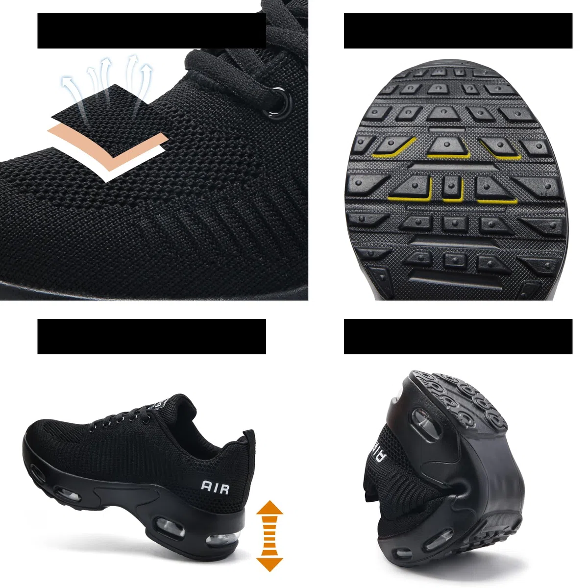 Zapatillas deportivas para mujer, con soporte de arco, de malla, cómodas para correr