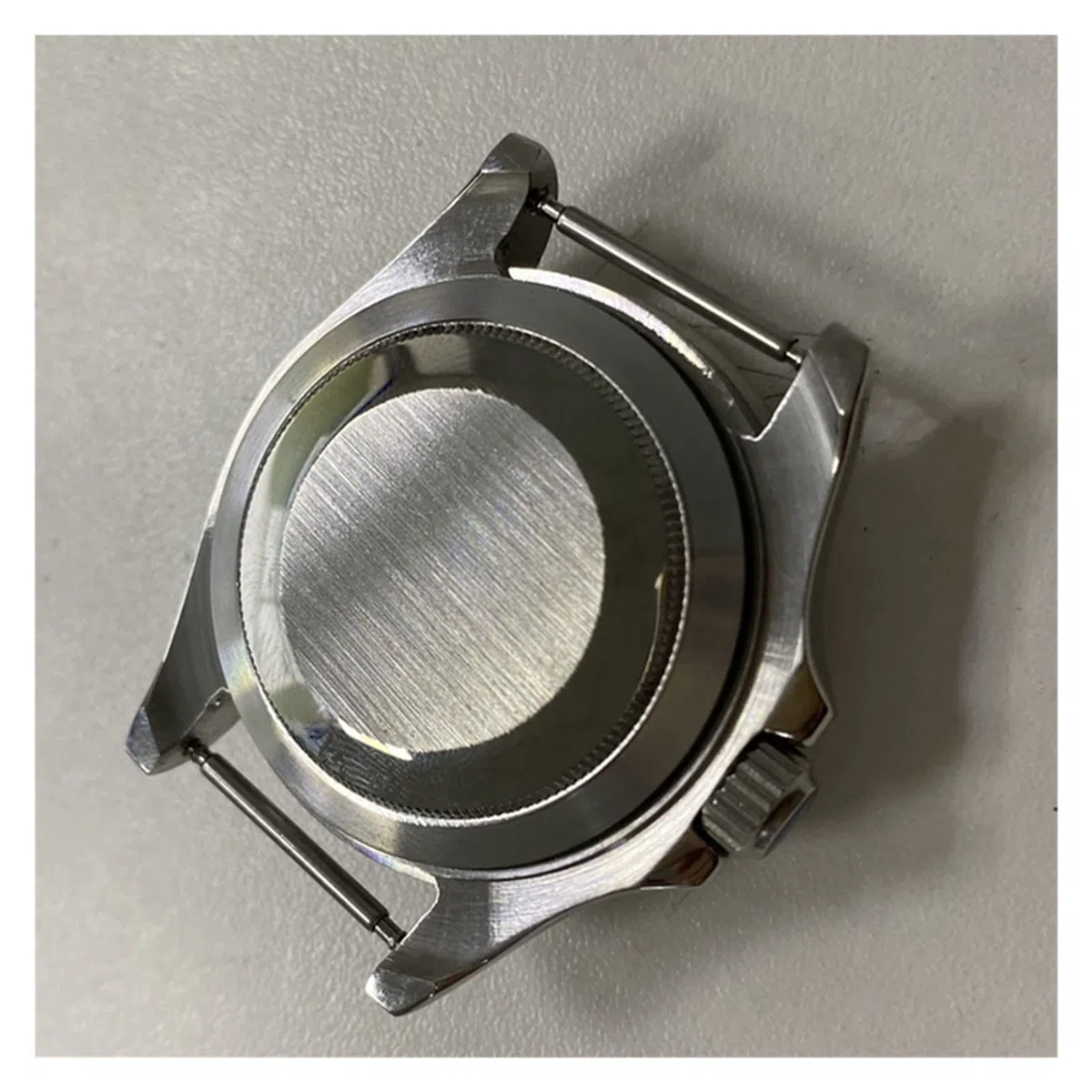 Caja de Acero Inoxidable de 40 mm para Movimientos mecánicos automáticos 8215, 8200 y 821A; Compatible con Caja y Correa 2813.