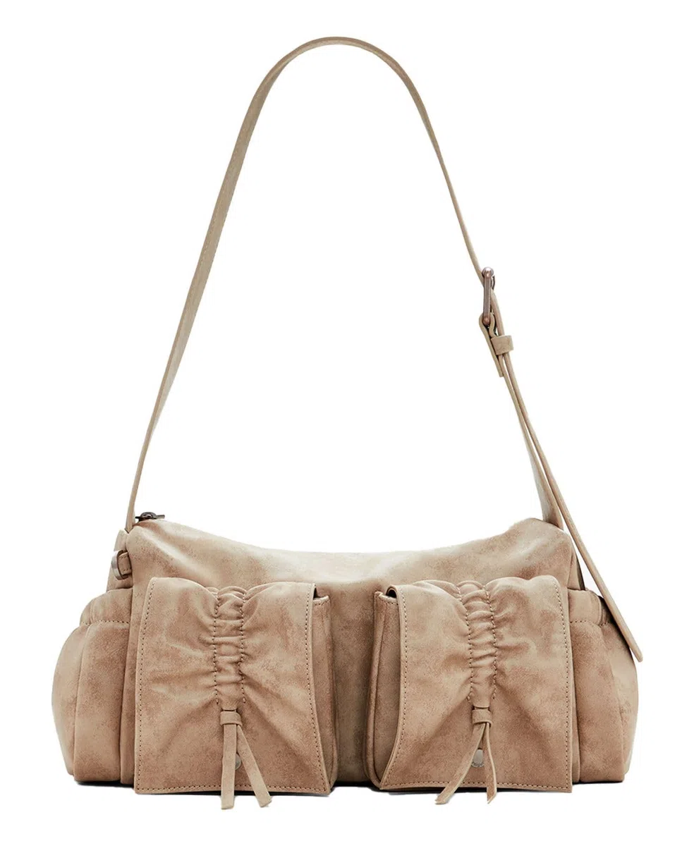 Bolso bolsillos lazos M