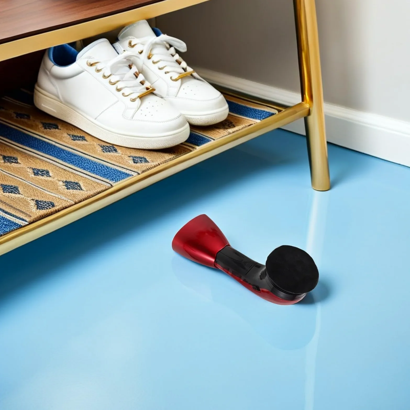 TOPBATHY Kit Eléctrico para Lustrar Zapatos con Cepillo de Limpieza Automático, Limpieza Profunda y Eliminación de Polvo para Zapatillas y Zapatos de Lona en Mantenimiento Diario
