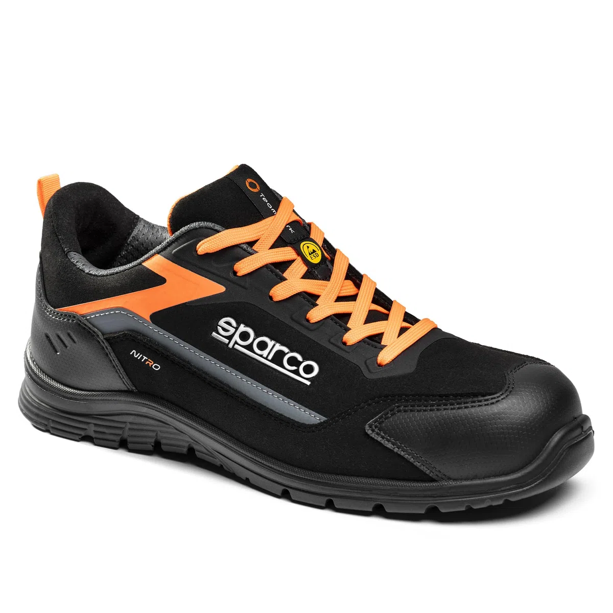 Sparco - Nitro ESD S3L SR FO - Zapatos de Seguridad para Correr Unisex - Calzado de Trabajo Impermeables - Puntera compuesta - Suela Antideslizante - Transpirables