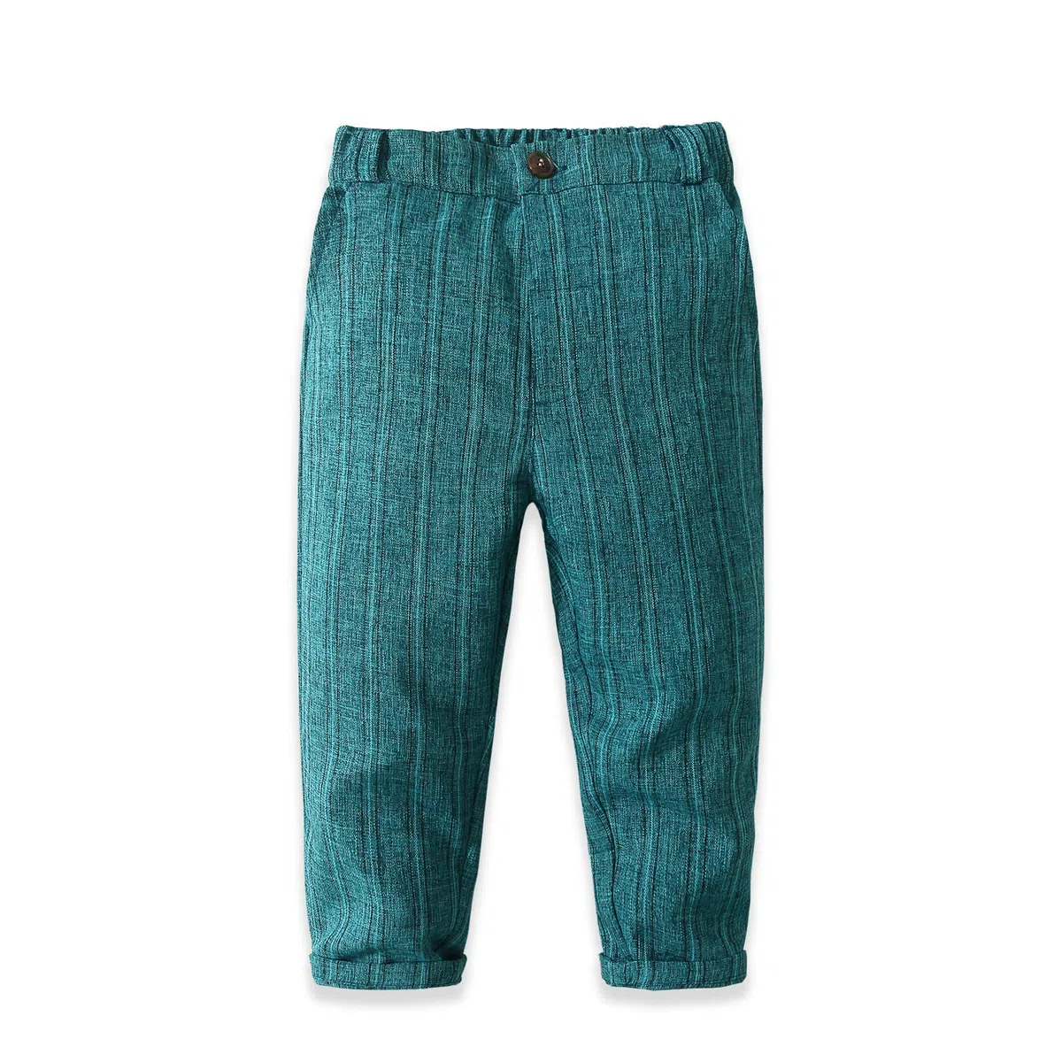 Conjunto de pantalones de corbata para niños, camiseta formal para niños