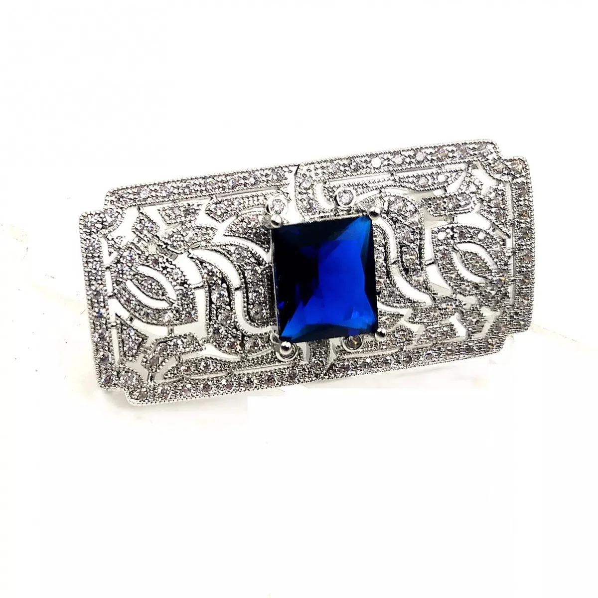 WLLLTYBroochSapphire Broche Pin Decorativo Señoras Ropa Accesorios Regalo