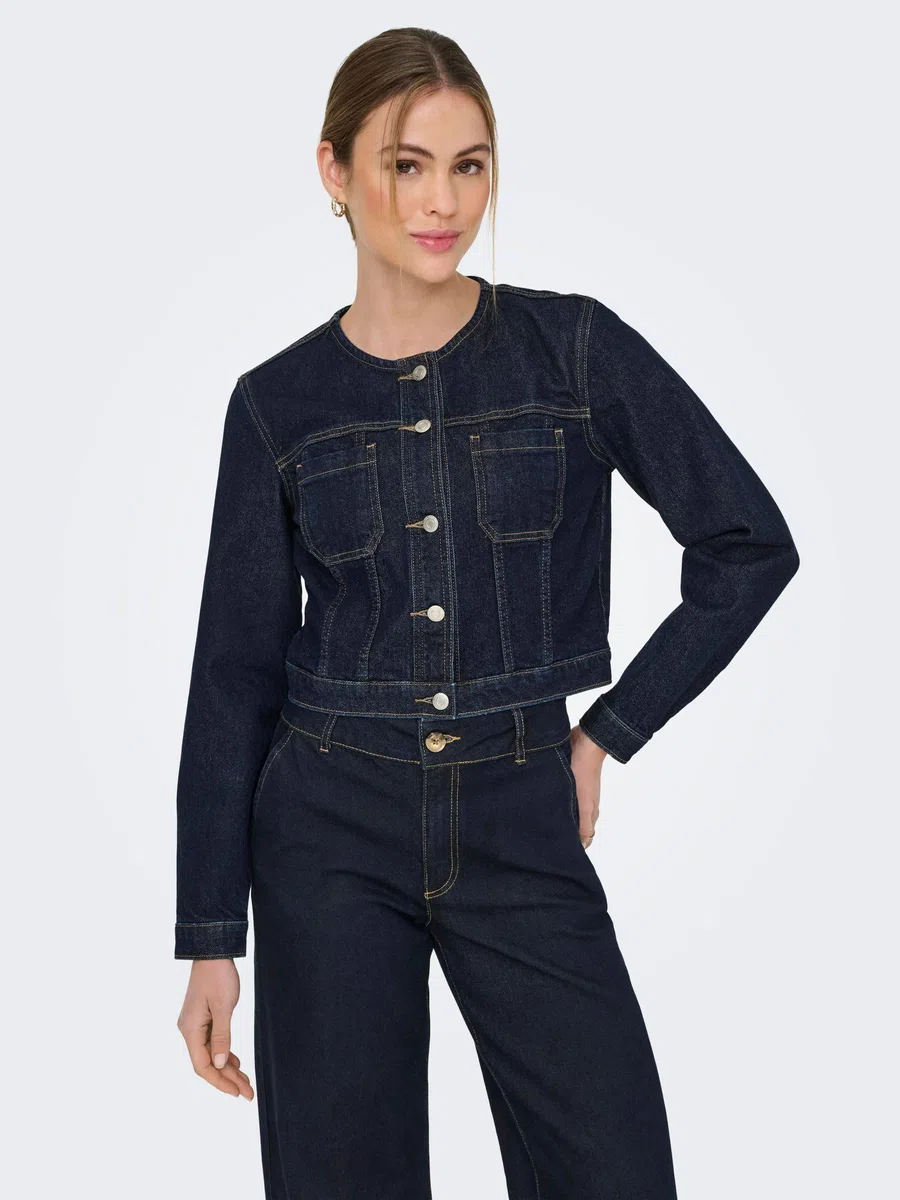 ONLY Onljoana LS Dnm Jacket Mae para Mujer