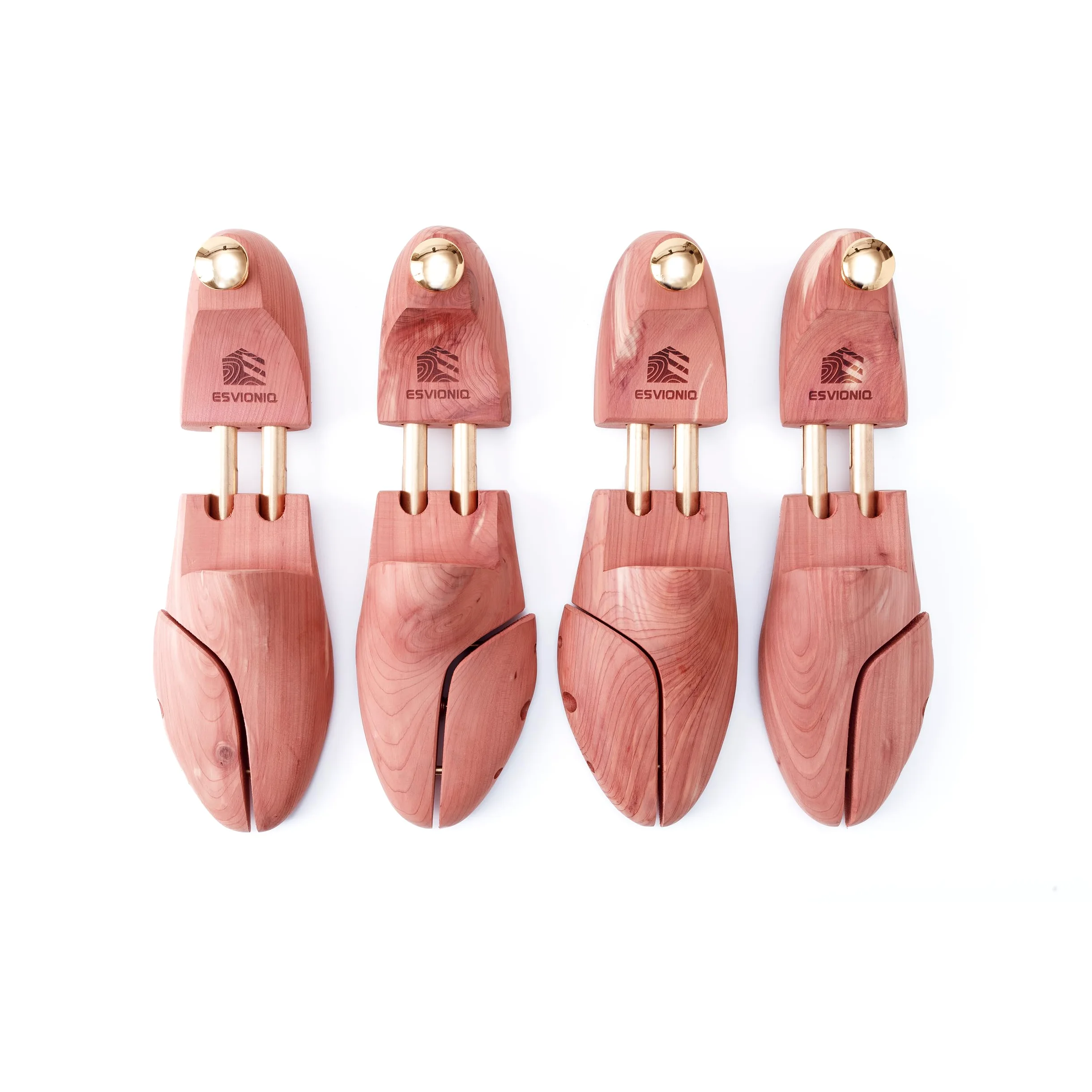 Cedar Shoe Tree,Horma de cedro con dos tubos, horma de cedro rojo para hombre, Hormas para zapatos de madera