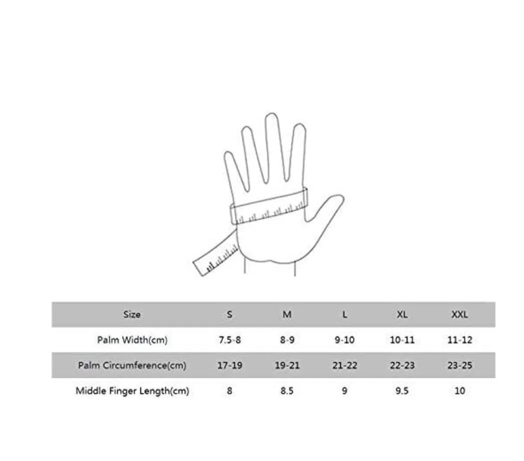 Guantes De Montar Guantes Calientes De Ciclismo Impermeable Guantes Tibios De Clima Frío Anti -Guante Calentado Contra El Deslizamiento Guantes Deporte