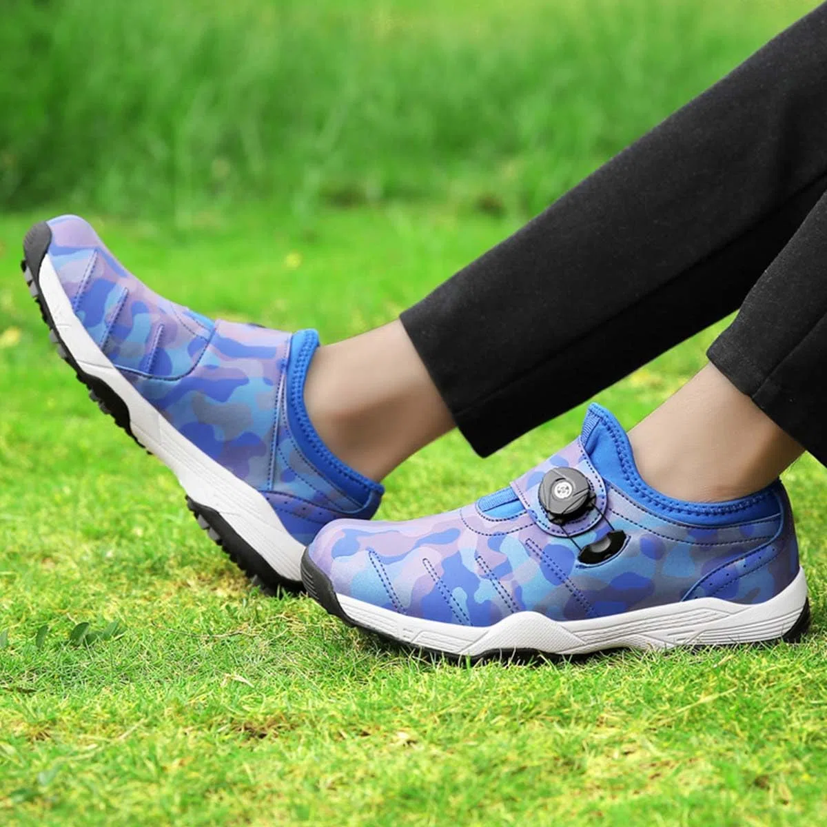 Zapatos de Golf Sin Clavos para Hombres y Mujeres Impermeables
