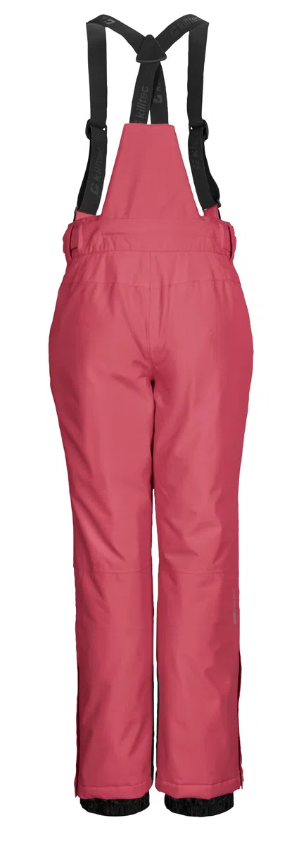 Killtec Niñas Pantalón de esquí KSW 213 GRLS SKI PNTS | Pantalones de esquí para niños repelente al agua 10.000 mm, transpirable, costuras selladas y cremallera impermeable