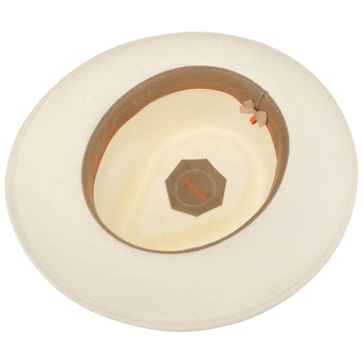 Stetson Sombrero Bogart Toyo Telida Mujer/Hombre - de Paja Sol con Banda Grosgrain Verano Primavera/Verano