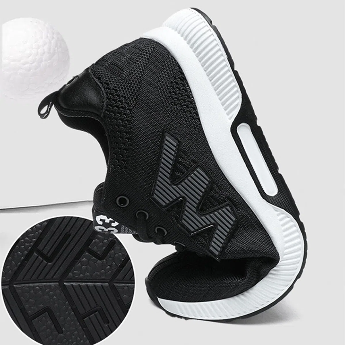 Generisch Par de zapatos de hombre con elevación, zapatillas casuales de malla, zapatillas deportivas ligeras y transpirables con cordones con tacón de elevación oculto para hombres, cm