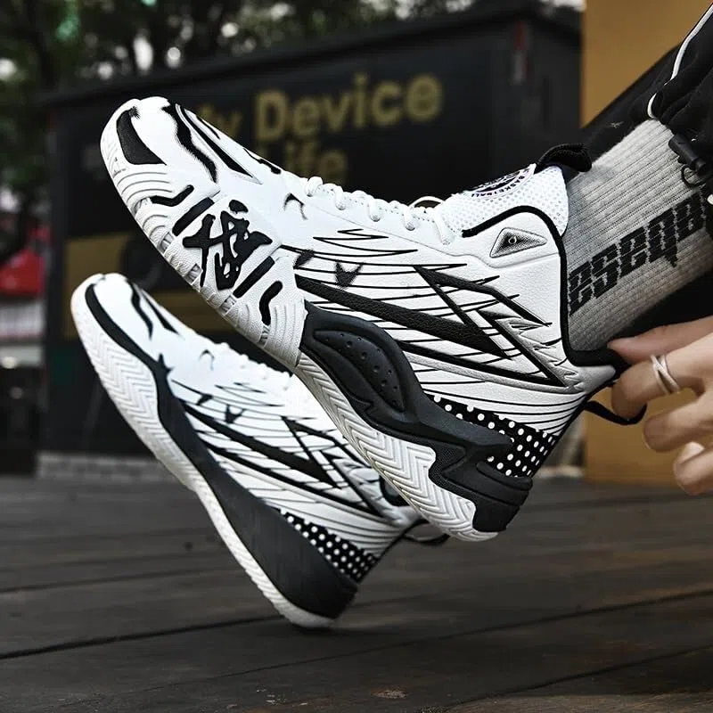 Zapatillas de Baloncesto Alto Unisex Acolchadas, Entrenamiento Casual
