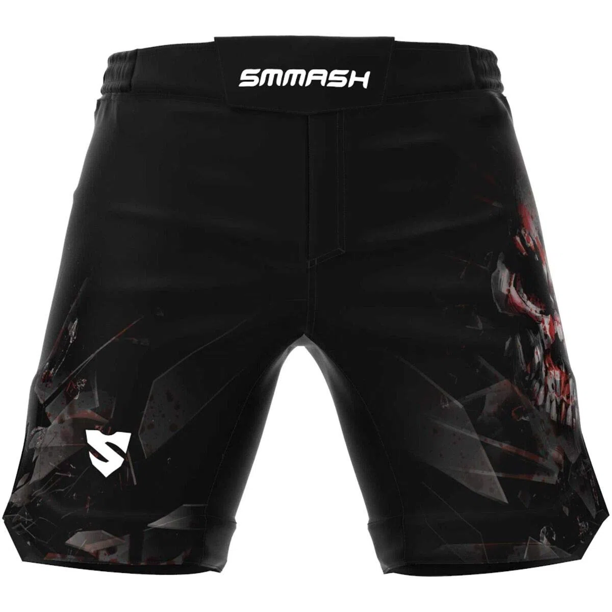 SMMASH Pantalones Cortos Hombre para Artes Marciales Kickboxing Boxeo Muay Thai Deportivos De Combate Choker
