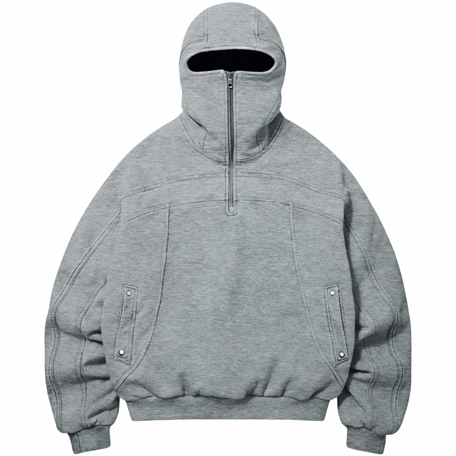 Sudadera para Hombre con Capucha Y Pasamontañas Sudaderas con Capucha Invierno Chaqueta Cálida Pasamontañas Chaqueta De Manga Larga Abrigo De Entretiempo